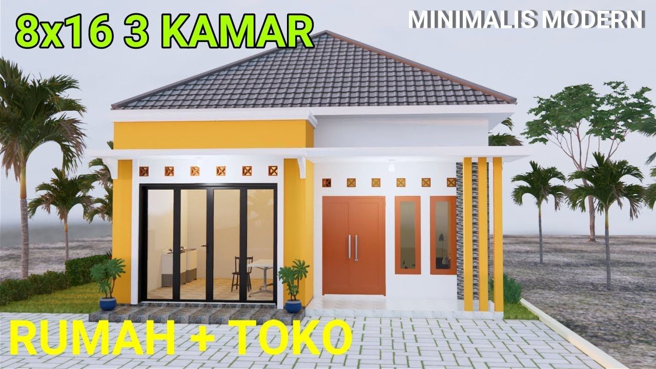 √51+ Top Gambar Contoh Desain Rumah Minimalis Plus Toko Jpg - Roftop