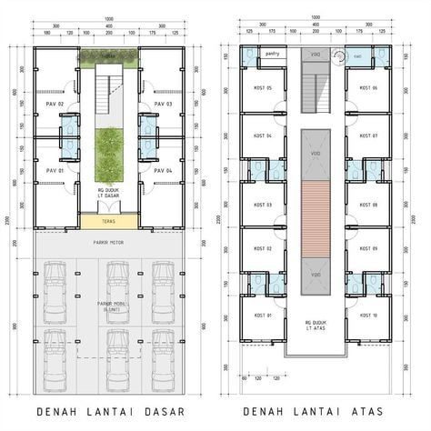 Desain Rumah Kost – Minimalis123